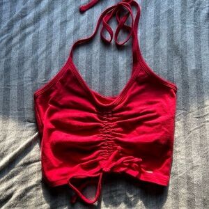 Hollister Red Crop Top